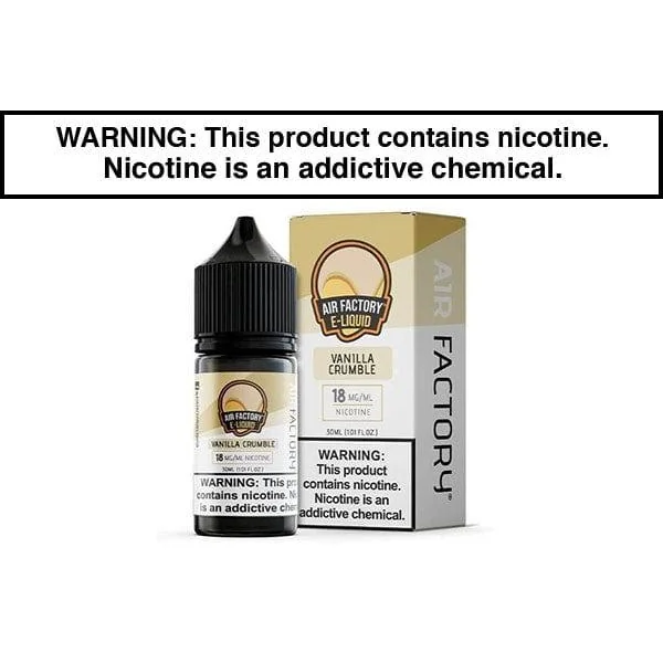 VANILLA CRUMBLE BY AIR FACTORY SALT 30ML
