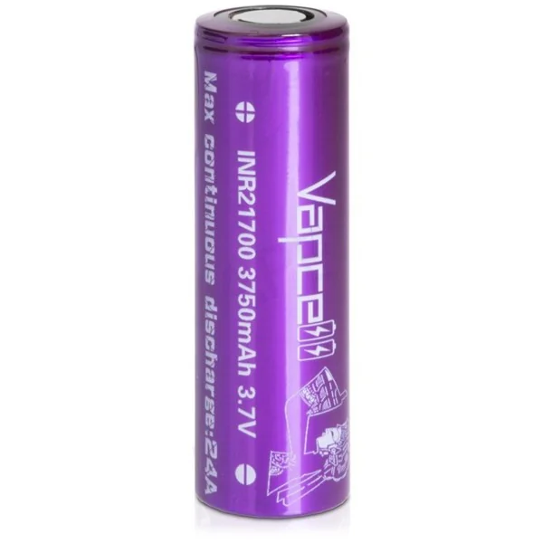 Vapcell 21700 3750mAh 24A Battery