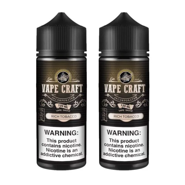 Vape Craft Rich Tobacco 2 Bottle Bundle