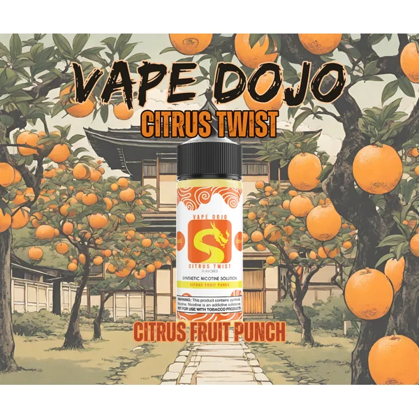 Vape Dojo - Citrus Twist Flavored Synthetic Nicotine Solution