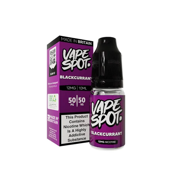 Vape Spot Blackcurrant E-Liquid 10ml - Image 2