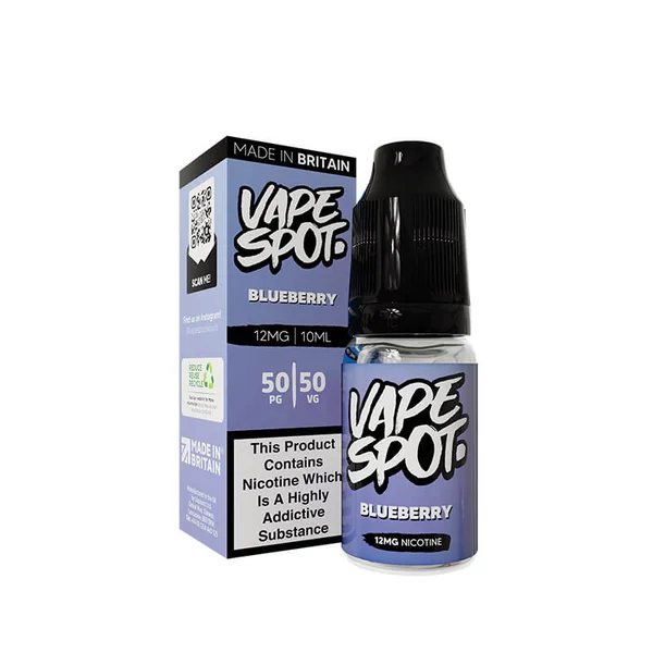 Vape Spot Blueberry E-Liquid 10ml - Image 2