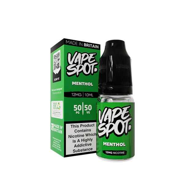 Vape Spot Menthol E-Liquid 10ml - Image 2