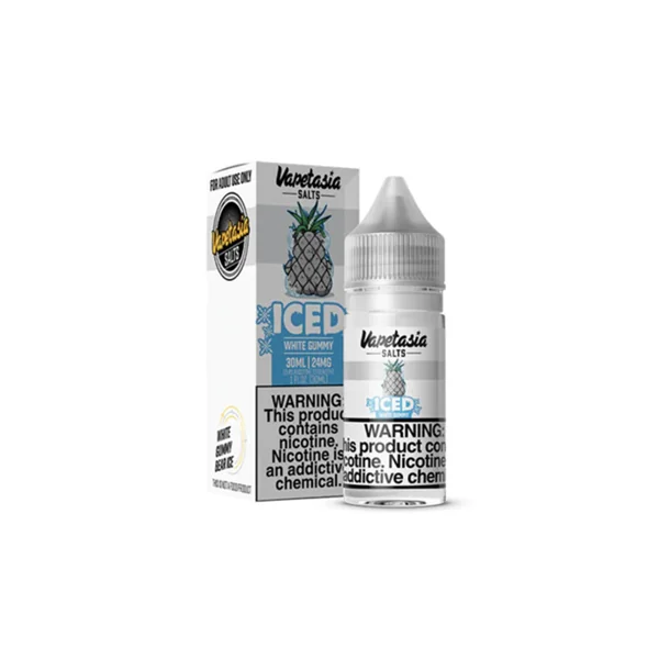 Vapetasia Iced White Gummy salt 30ml $7.00