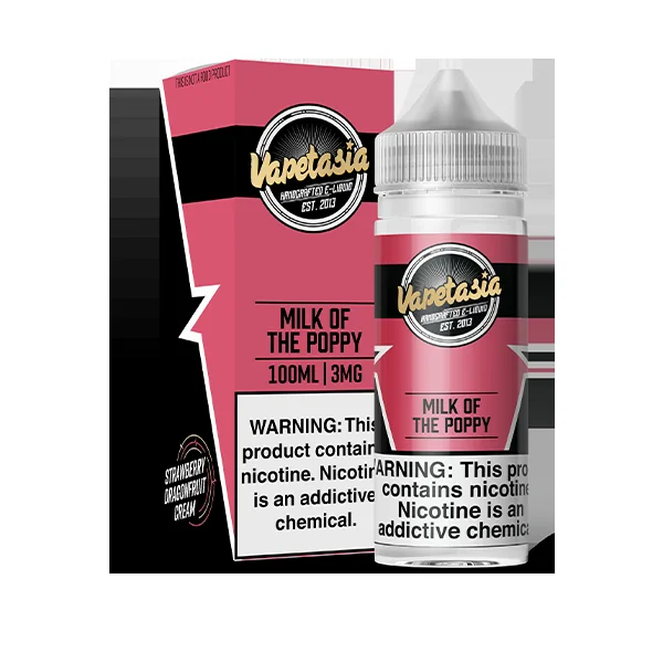Vapetasia Milk of the Poppy eJuice