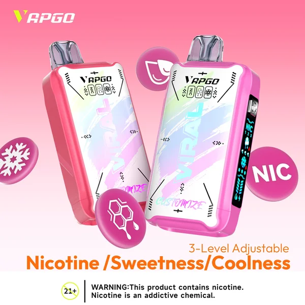 Vapgo VIRAL 50K SWEET-ICE-NIC Control Disposable Vape (5%, 50000 Puffs) - Image 2