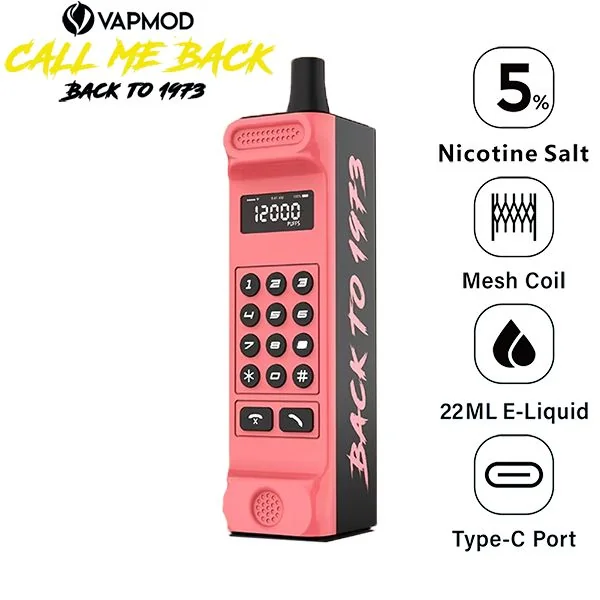 VapMod MV12000 12000 Puffs Rechargeable Vape Disposable 22mL - Image 4