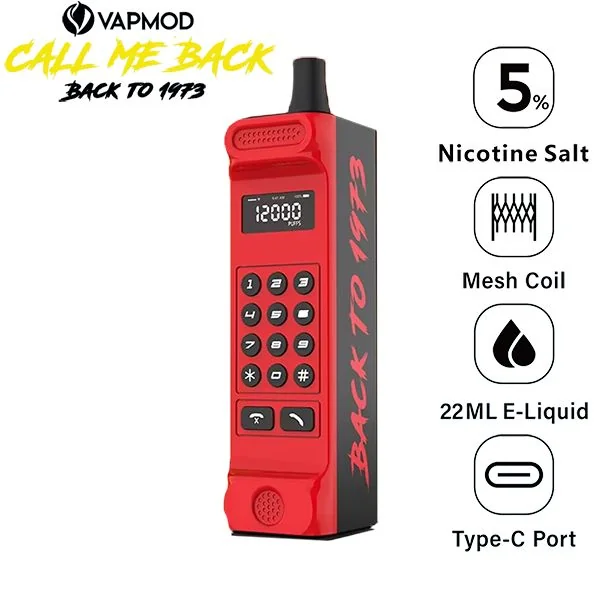 VapMod MV12000 12000 Puffs Rechargeable Vape Disposable 22mL - Image 5