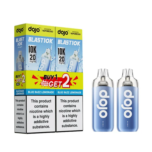 Vaporesso DOJO Blast 10K Prefilled Pod Vape Kit 2pk - Image 2