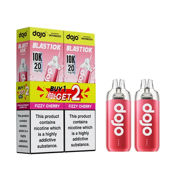 Vaporesso DOJO Blast 10K Prefilled Pod Vape Kit 2pk - Image 3