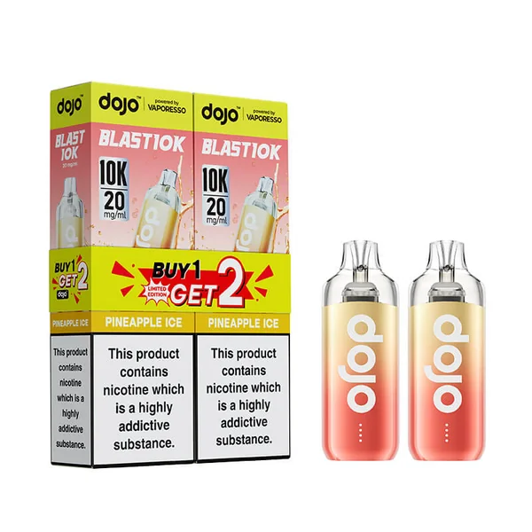 Vaporesso DOJO Blast 10K Prefilled Pod Vape Kit 2pk - Image 4