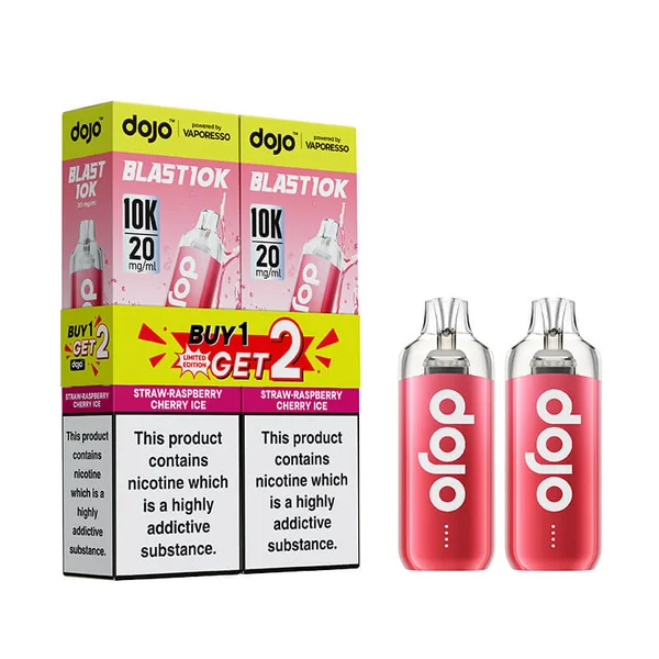 Vaporesso DOJO Blast 10K Prefilled Pod Vape Kit 2pk - Image 5