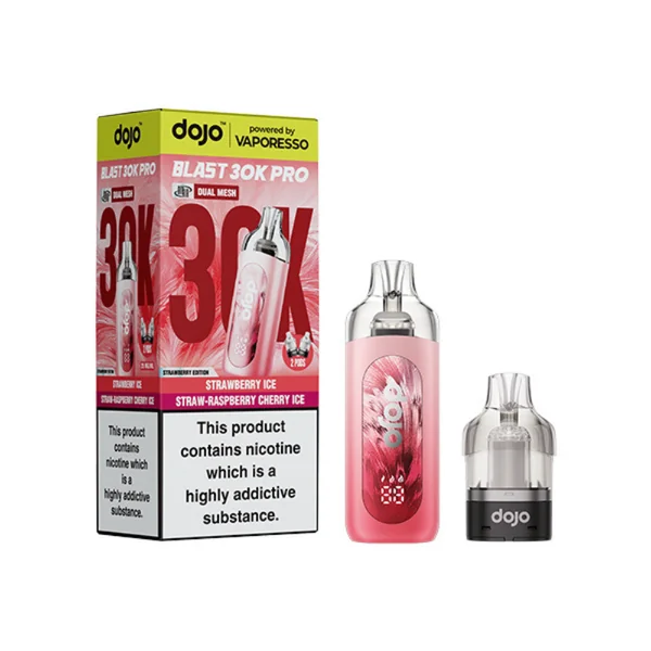 Vaporesso Dojo Blast 30K Pro Prefilled Pod Kit Strawberry Edition