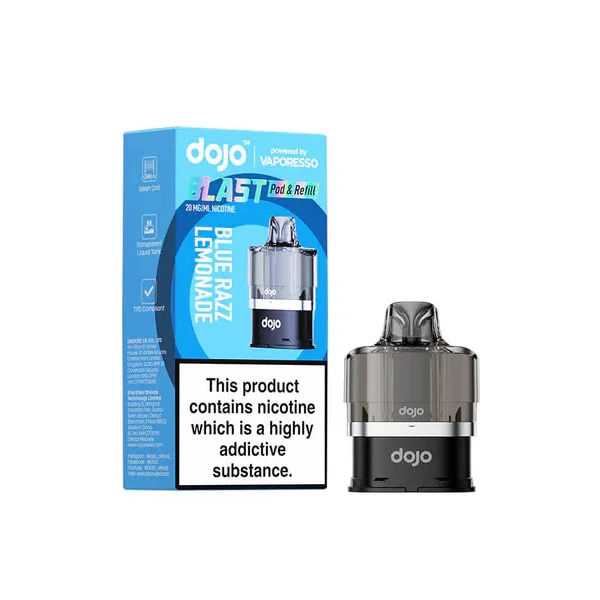 Vaporesso Dojo Blast 6000 Blue Razz Lemonade Prefilled Pods