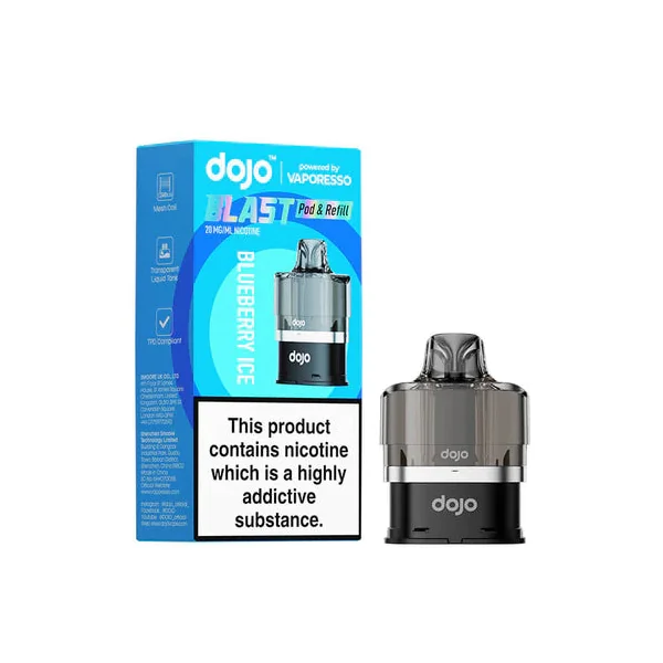 Vaporesso Dojo Blast 6000 Blueberry Ice Prefilled Pods