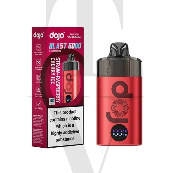 VAPORESSO DOJO BLAST 6000 VAPE KIT - Image 13