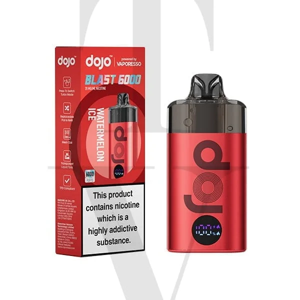 VAPORESSO DOJO BLAST 6000 VAPE KIT - Image 16