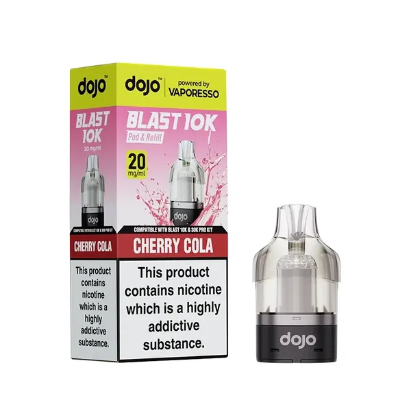 Vaporesso DOJO Blast Pod & Refill For 10K or 30K Device – Cherry Cola