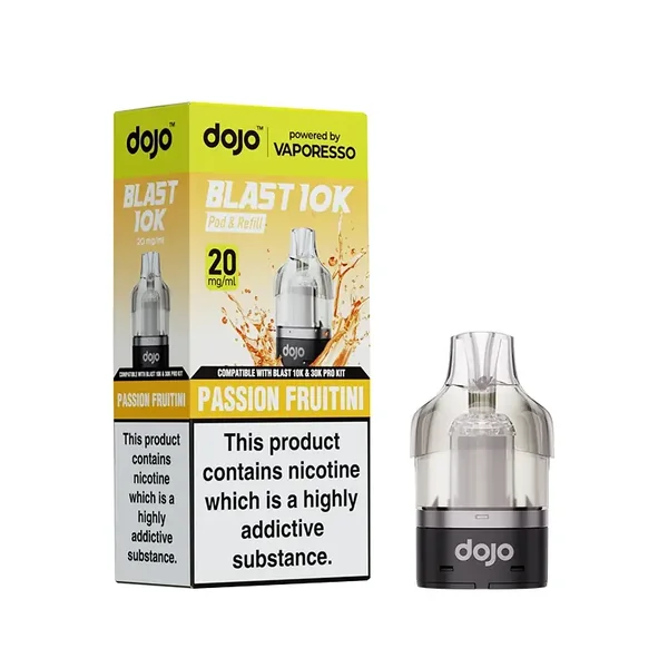 Vaporesso DOJO Blast Pod & Refill For 10K or 30K Device – Passion Fruitini