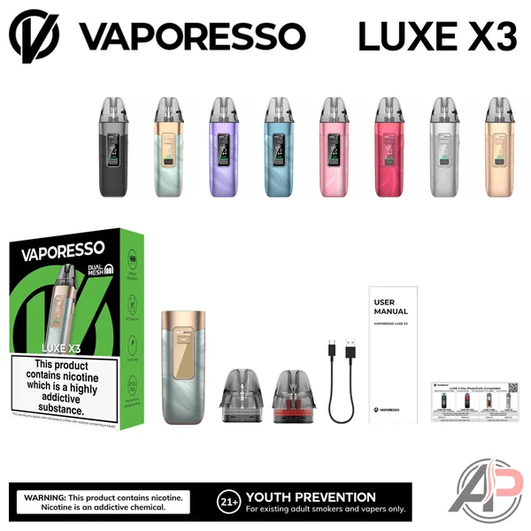 Vaporesso Luxe X3 45w Pod System Starter Kit Device - Image 7