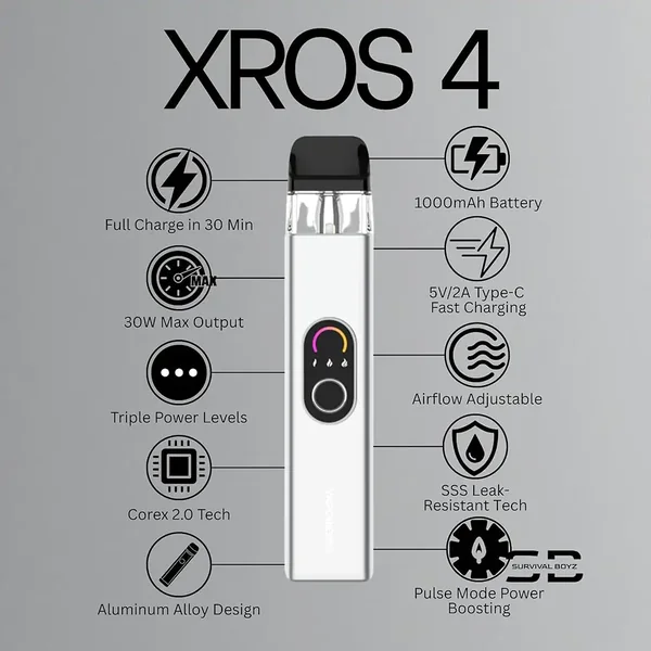 Vaporesso XROS 4 30W Pod Kit - Image 2