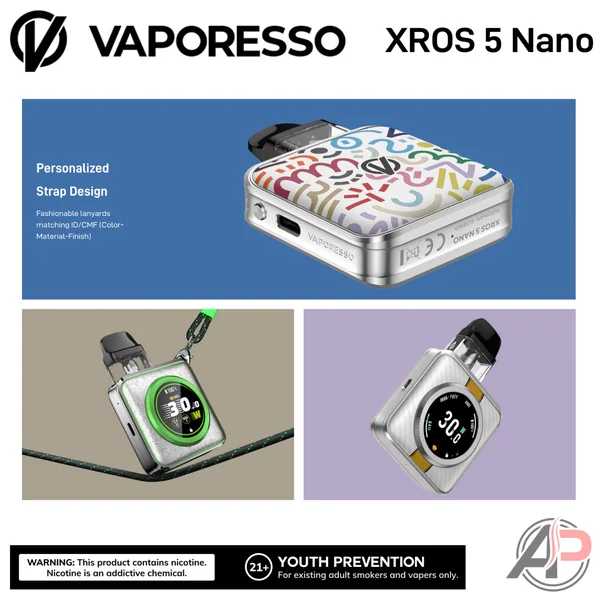 Vaporesso Xros 5 Nano Pod System Starter kit Device - Image 4