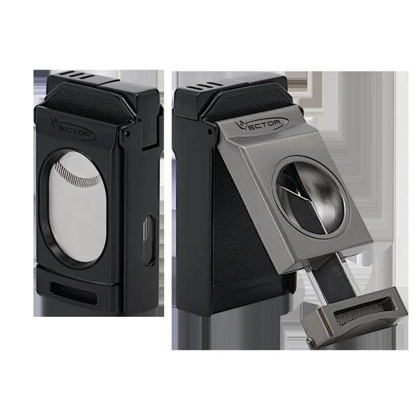 Vector Switch Double Flame Torch Lighter with Cigar Cutter - Image 3