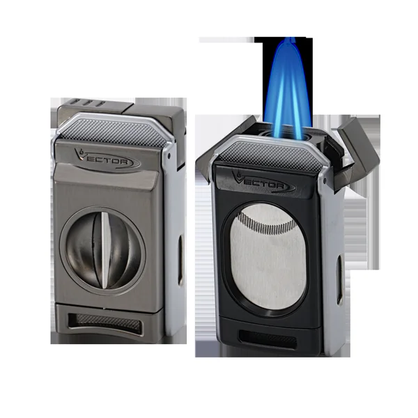 Vector Switch Double Flame Torch Lighter with Cigar Cutter - Image 7