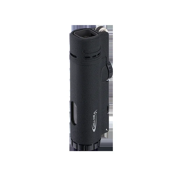 Vector Warcraft Quad Flame Torch Lighter with Cigar Punch - Image 3