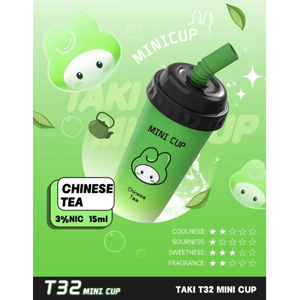 Veex Taki T32 Mini Cup 6000 Puffs Rechargeable Vape Disposable 15mL - Image 11