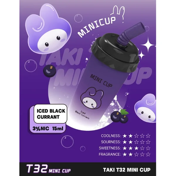 Veex Taki T32 Mini Cup 6000 Puffs Rechargeable Vape Disposable 15mL - Image 14