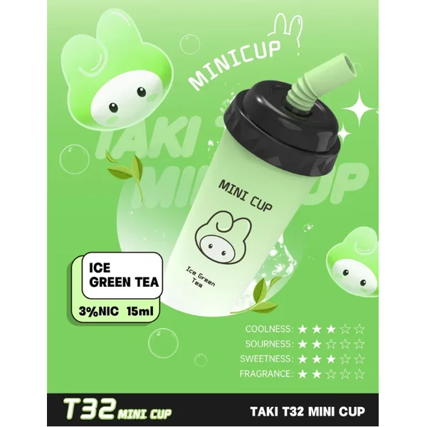 Veex Taki T32 Mini Cup 6000 Puffs Rechargeable Vape Disposable 15mL - Image 15
