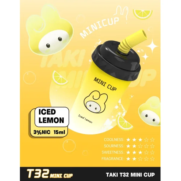 Veex Taki T32 Mini Cup 6000 Puffs Rechargeable Vape Disposable 15mL - Image 16