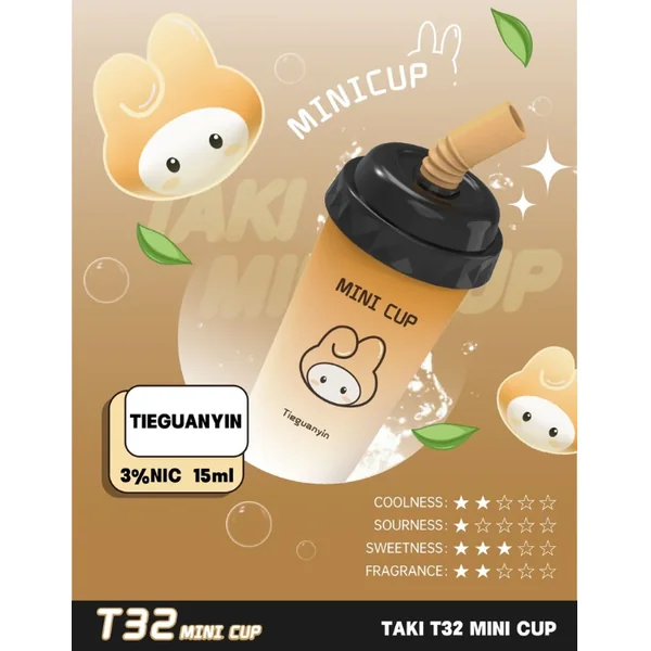 Veex Taki T32 Mini Cup 6000 Puffs Rechargeable Vape Disposable 15mL - Image 18