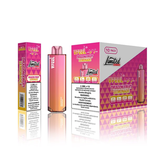 Vfeel V1 Dragonfruit Lemonade 6000