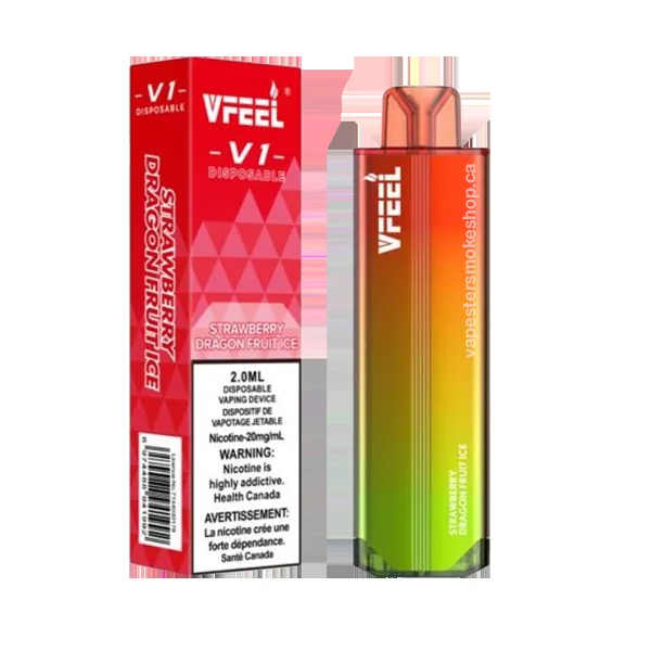 VFEEL V1 Strawberry Dragonfruit Ice 6000 Puffs