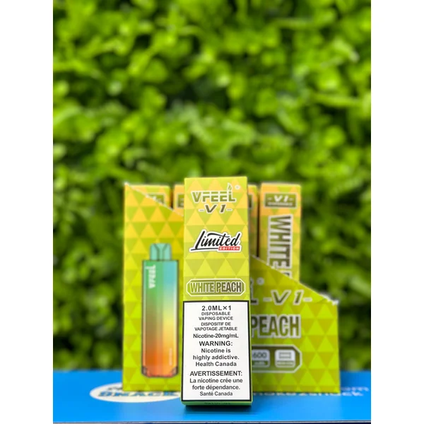 VFEEL V1 White Peach 6000 Puffs