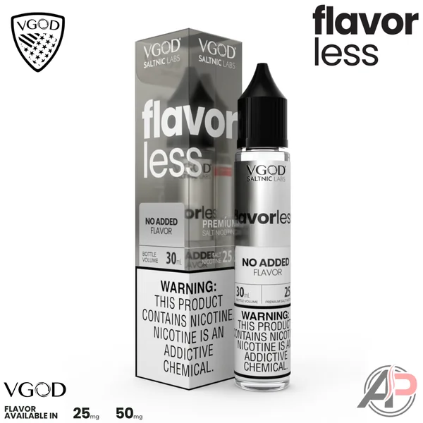 Vgod Flavorless Salt Nicotine 30mL