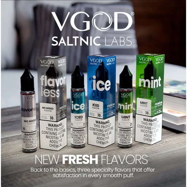 Vgod Mint Salt Nicotine 30mL - Image 3