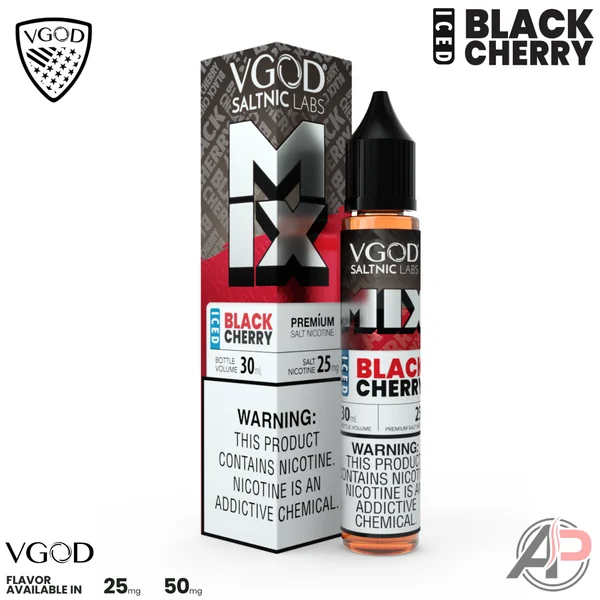 Vgod Mix Iced Black Cherry Salt Nicotine 30mL