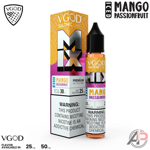 Vgod Mix Iced Mango Passionfruit Salt Nicotine 30mL