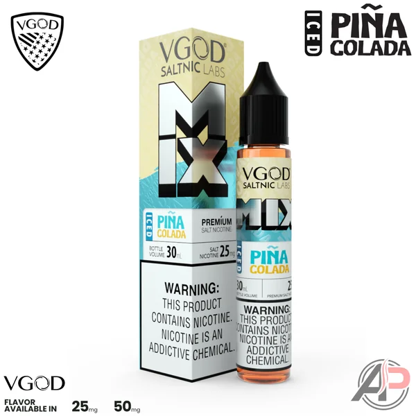 Vgod Mix Iced Pina Colada Salt Nicotine 30mL