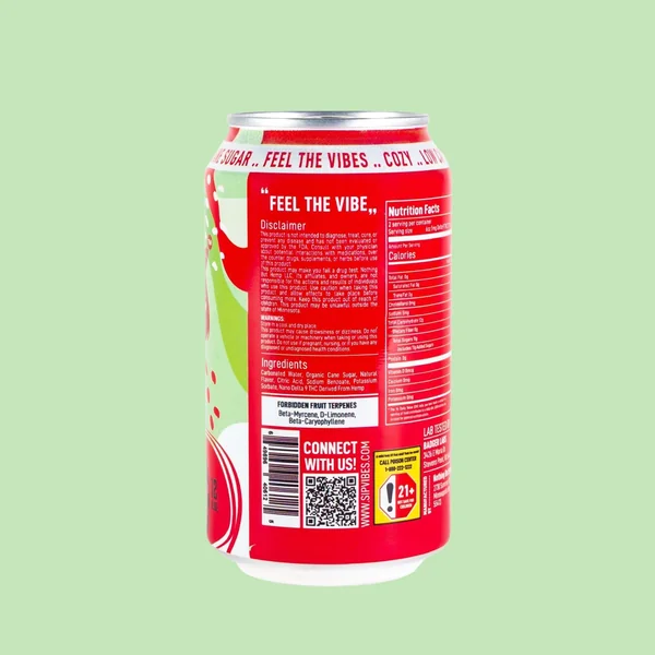 Vibes™ Cozy Watermelon Kiwi | THC Cooler - Image 4