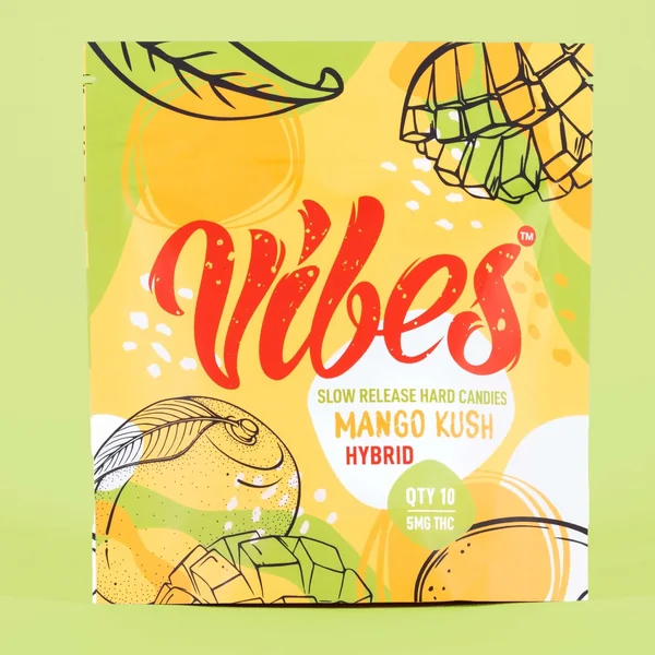 Vibes™ Hard Candies | Mango Kush Hybrid | 20 pack - Image 3