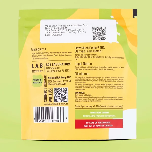 Vibes™ Hard Candies | Mango Kush Hybrid | 20 pack - Image 4