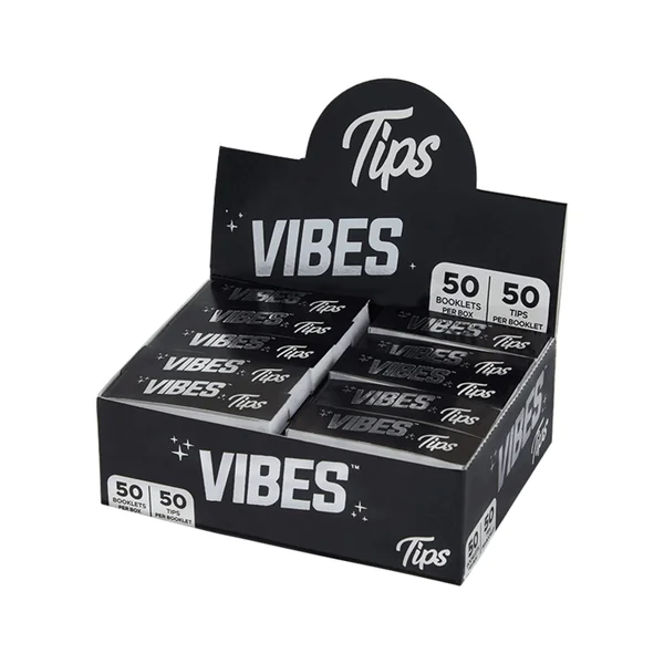 Vibes Rolling Paper Tips Box