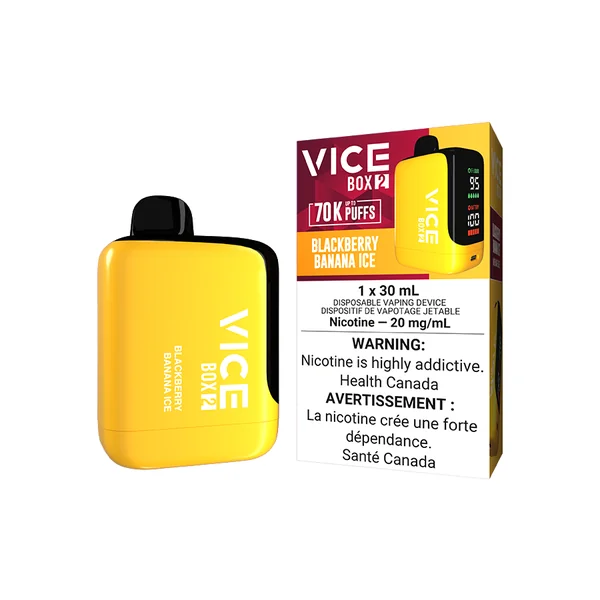 VICE BOX 2 DISPOSABLE - BLACKBERRY BANANA ICE (4PCS/CTN)