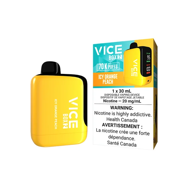 VICE BOX 2 DISPOSABLE - ICY ORANGE PEACH (4PCS/CTN) [ON]