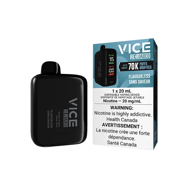 VICE RELOADED DISPOSABLE - FLAVOURLESS (4PCS/CTN)