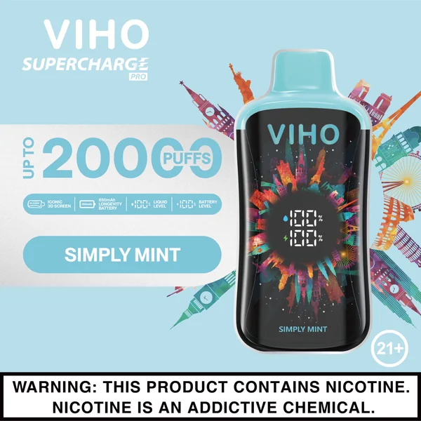 Viho Supercharge Pro 20000 Puffs Disposable Vape Device - Image 22